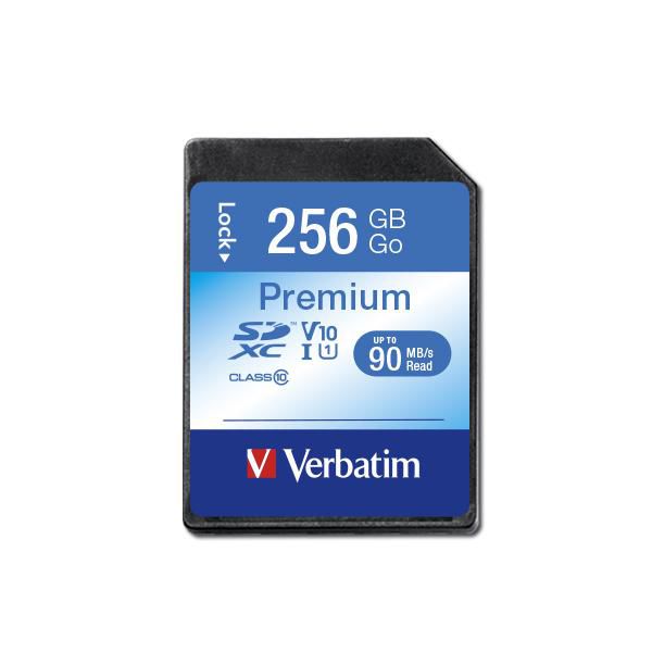 Verbatim 256GB, SDXC, Class 10 - W124716893