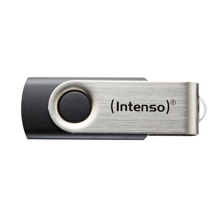 Intenso Basic Line, 32GB, USB 2.0, Black / Silver - W124409680