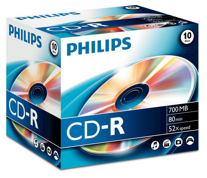 Philips Inventor of CD and DVD technologies. 700MB/80min 52x.  - W125359518