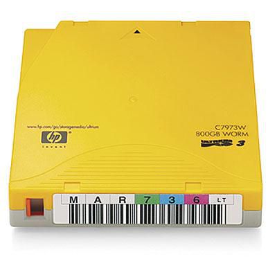 Hewlett Packard Enterprise HP LTO-3 Ultrium 800GB WORM Labeled Data Cartridge 20 Pack - W125046967