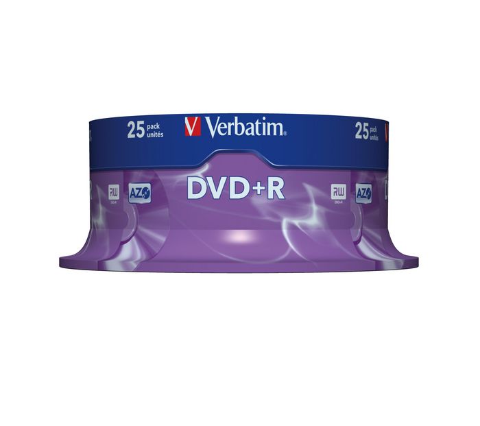 Verbatim DVD+R Matt Silver, 25pcs - W124881470