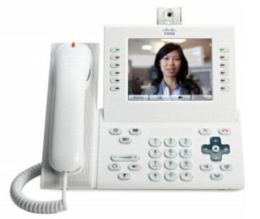 Cisco IP Phone 9971, 802.11a/b/g Wi-Fi, Bluetooth, Radio & 2 USB, Standard Handset, White - W124647722