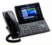 Cisco IP Phone 8961, 5" (10cm) TFT 24-bit, Standard Handset, Charcoal - W125147318