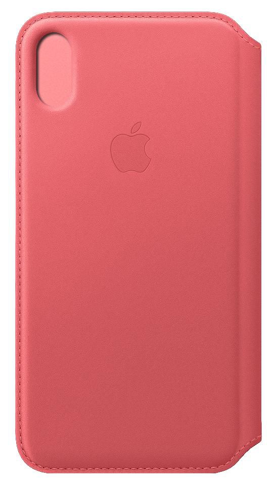 Apple Étui folio en cuir pour iPhone XS Max - Rose pivoine - W124564494