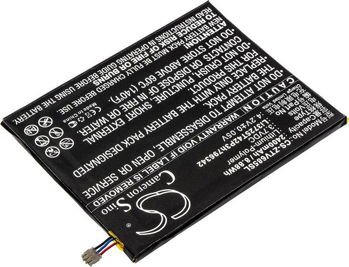 CoreParts Battery for ZTE Mobile 8.88Wh Li-ion 3.7V 2400mAh, C865, C865M, V685 - W125064067
