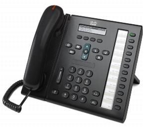 Cisco Unified IP Phone 6961, Charcoal, Standard Handset - W124447563