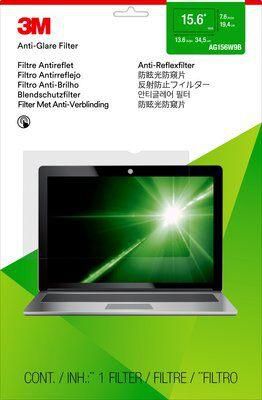3M Filtre antireflets 3M pour ordinateur portable à écran panoramique 15,6" (AG156W9B) - W125473942