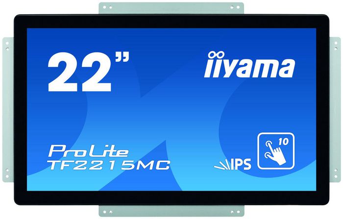 iiyama TF2215MC-B2, 21.5", 1920x1080, 16:9, 14 ms, IPS LED, projective capacitive, VGA, HDMI, DP, HDCP, DC 12V, 520x315x42.5 mm - W125191786