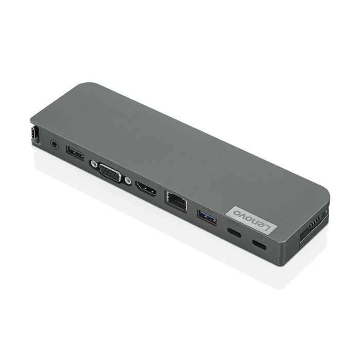 Lenovo USB -C Mini Dock, HDMI/VGA, RJ-45, 2x USB-A, USB-C - W124312358