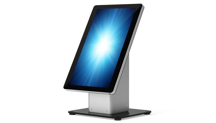 Elo Touch Solutions Slim Self-Service Stand, Silver/Black - W124985604
