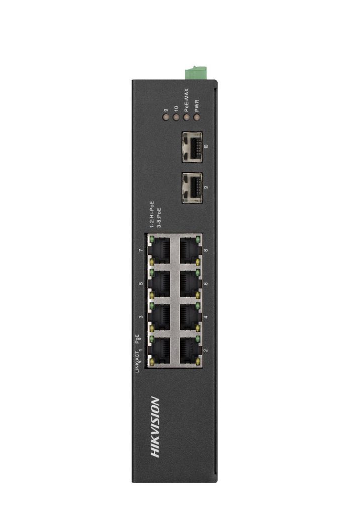 Hikvision 8 Port Gigabit Unmanaged Harsh POE Switch - W125664951