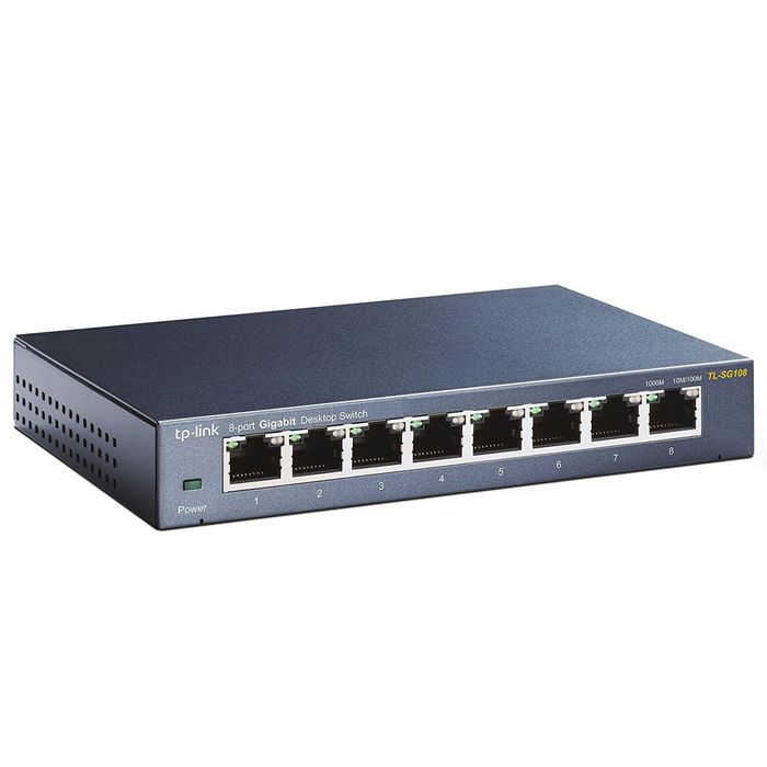 TP-Link TL-SG108 V3.0 - 8-Port 10/100/1000Mbps - W124476285