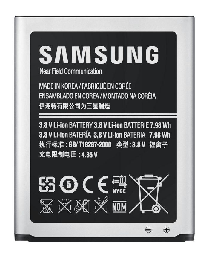 Samsung EB-L1G6LLU, Samsung Galaxy S3, 2100 mAh, Li-Ion - W125182516