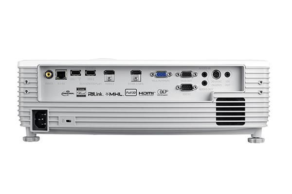 Optoma 1280 x 800, 5500 ANSI, 2x HDMI, 1x VGA, 1x 3.5mm, 1 x S-Video, RJ-45, RS-232C, 30 dB, 100 - 240 V, 50 - 60 Hz, 405 W - W124989508