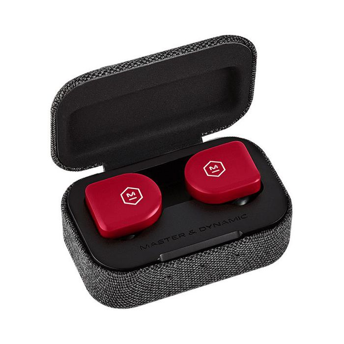 Master & Dynamic Bluetooth, 10mm, Beryllium, Case, 7.4g, Flame red - W125065741