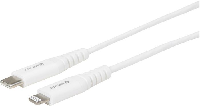 eSTUFF USB-C Lightning Cable MFI 2m White - W124785750