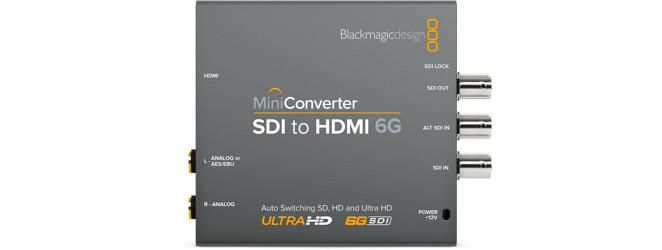Blackmagic Design Mini Converter SDI to HDMI 6G, 2160p30, 5.2 W, 12-18 V DC - W125771159