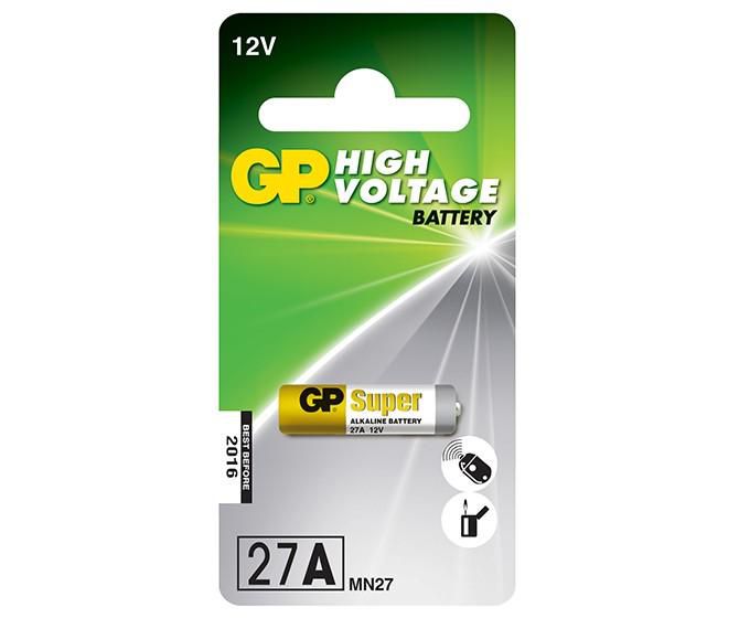 GP Batteries High Voltage Battery 27AF-C1, 12V, 27AF, 1-pack - W124507752