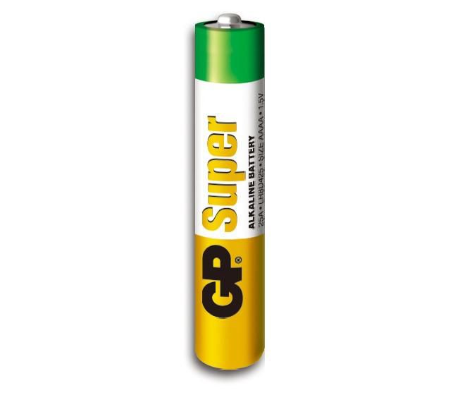 GP Batteries Super Alkaline AAAA, 25A / LR61, 2-pack - W124785497
