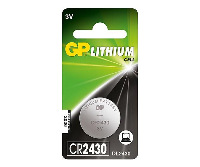 GP Batteries Lithium Cell Battery CR2430 1-pack - W125082578