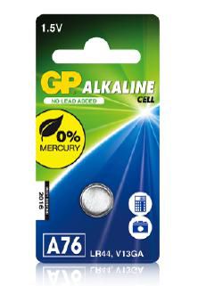 GP Batteries Alkaline Cell Battery 76A-C1, 1,5V, LR44, 1-pack - W125343768