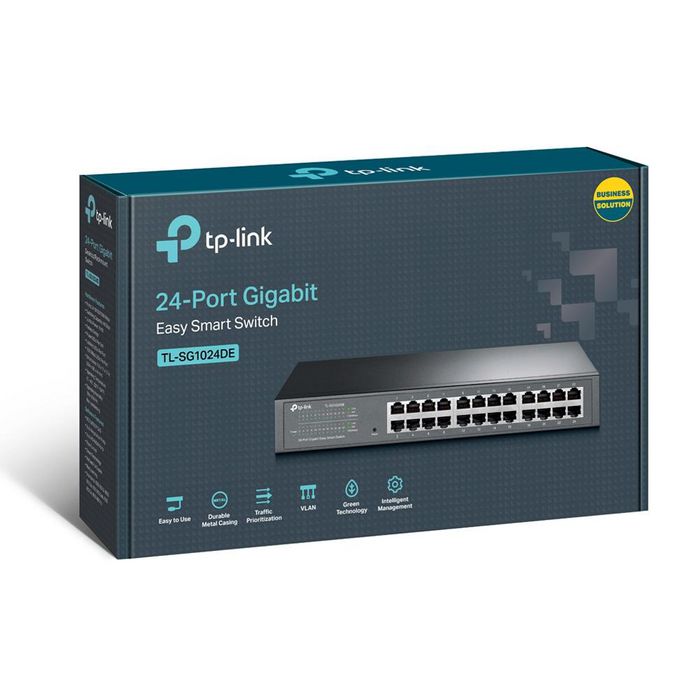 TP-Link 24-Port Gigabit Easy Smart Switch, Managed - W124476284