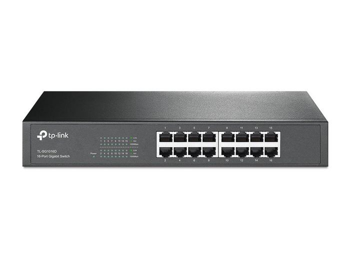 Omada 16-port, Gigabit Ethernet, Full-Duplex, Auto MDI/MDIX - W125075899