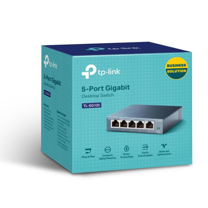 TP-Link 5-Port 10/100/1000Mbps Desktop Switch - W125175746
