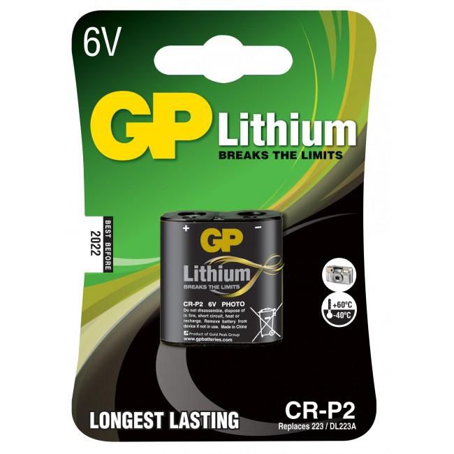 GP Batteries Primary Lithium CR-P2, 1-pack - W124447688