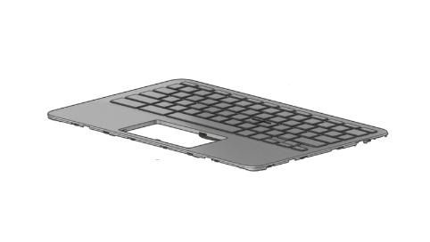 HP Keyboard/top cover in dark sage gray finish (includes keyboard cable) - W125778940