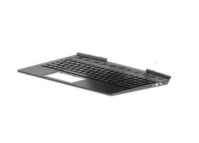 HP Keyboard/top cover without backlight (includes keyboard cable) - W125774360