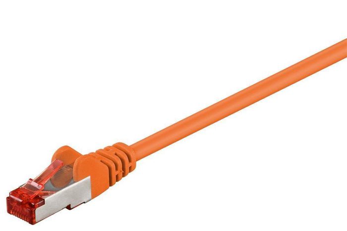 MicroConnect CAT6 S/FTP Network Cable 25m, Orange - W124575446