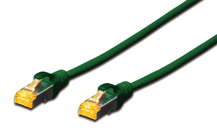 MicroConnect CAT6a S/FTP Network Cable 1.5m, Green with Snagless - W125274102