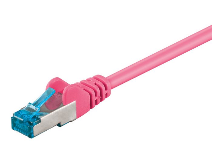 MicroConnect CAT6a S/FTP Network Cable 1.5m, Pink - W124774663