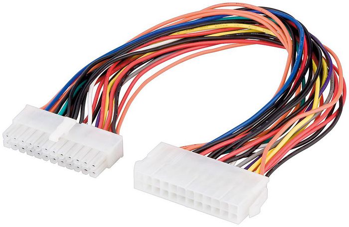 MicroConnect Power 24pin-24pin, M / F, 0,25m - W125168664