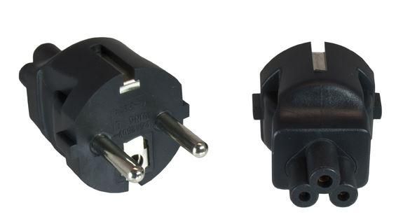 MicroConnect Power Adapter Schuko M - C5 - W124368929