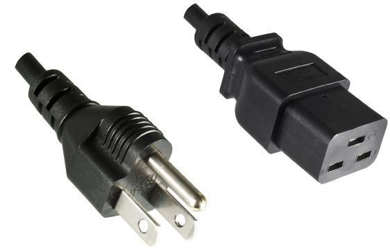 MicroConnect Power Cord US - C19 1.8m - W124368918
