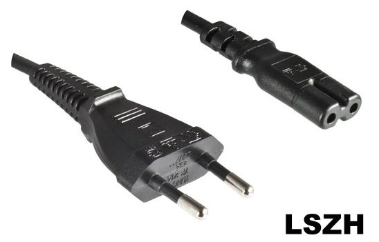 MicroConnect Power Cord LSZH EU Type C - C7, 1.8m - W125068777