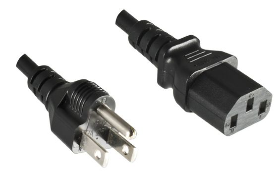 MicroConnect Power Cord 1.8m Black IEC320 - W125068771