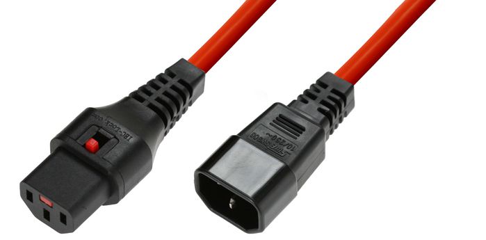 MicroConnect IEC Lock C13 to C14, 3m - W125168467