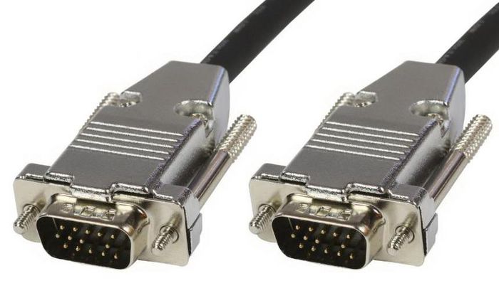 MicroConnect SVGA HD15 10m M-M Black - W124764362