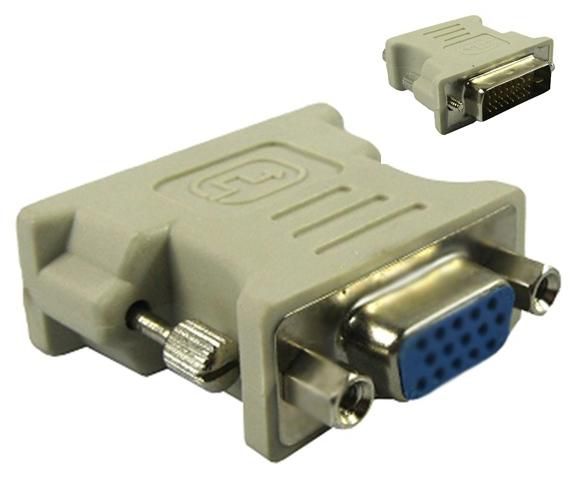 MicroConnect DVI-D Dual-Link to VGA 15-pin Adapter - W125326970