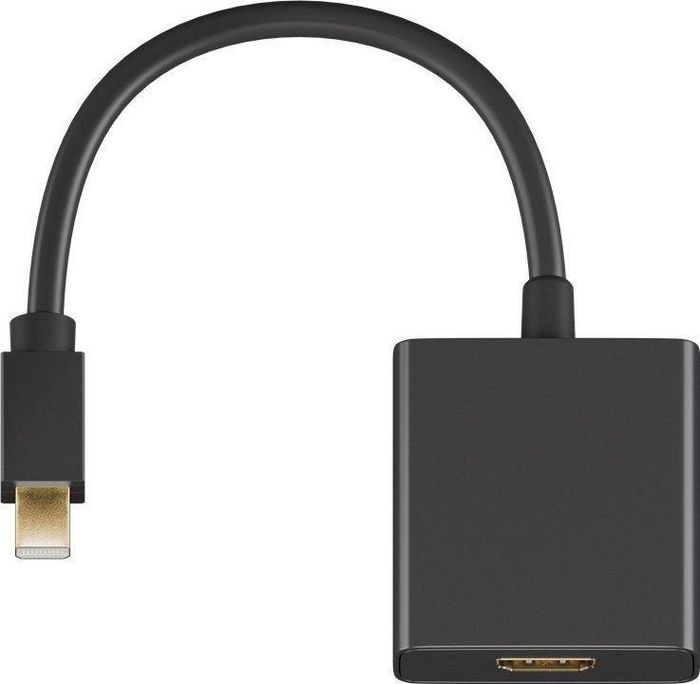 MicroConnect Mini DisplayPort 1.2 Male to HDMI Adapter, supporting Audio - W124363343