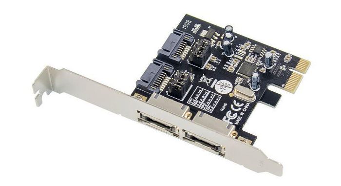 MicroConnect PCIe, SATA x 2, eSATA x 2 - W124663235