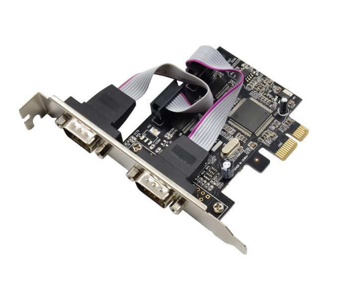MicroConnect 2 Port Serial PCIe Card - W124862856