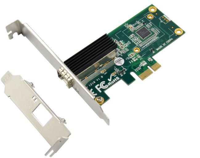MC-PCIE-INT210, MicroConnect 1 port SFP Ethernet Server PCIe | EET