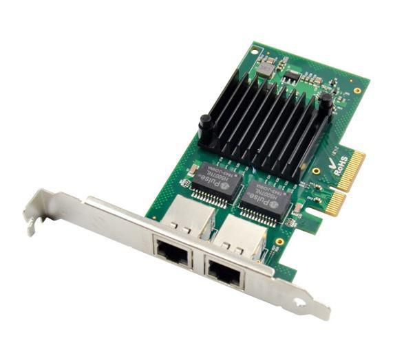 MicroConnect PCIe 2-Port Intel I350AM2 Dual 1GbE Server Card - W124363213
