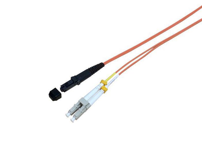 MicroConnect Optical Fibre Cable, LC-MTRJ, Multimode, Duplex, OM1 (Orange), 0.5m - W124750483