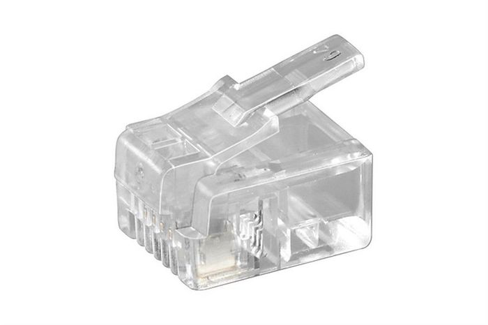 MicroConnect Modular Plug RJ11,10pcs - W124460252