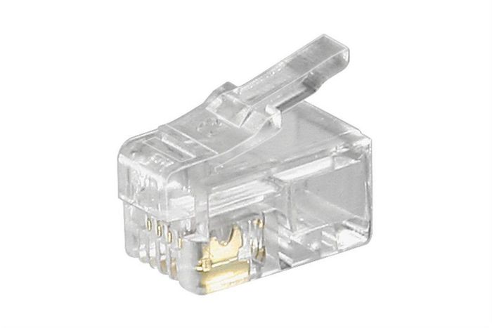 MicroConnect Modular Plug RJ10, 10pcs - W124760070